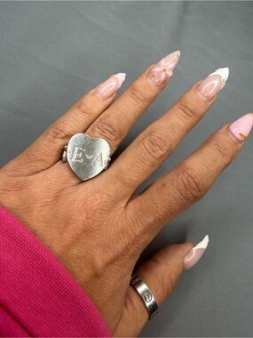 Emporio Armani Heart Ring – Authentic with Box